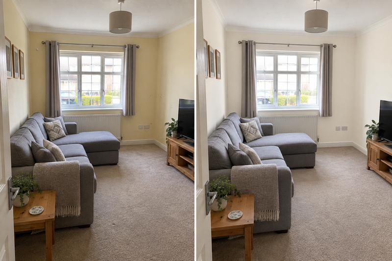 DRENCH™ All In One Paint — Old School White customer project — before and after