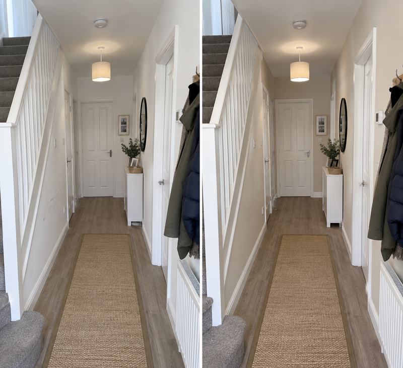 DRENCH™ All In One Paint — Sahara Stone customer project — before and after