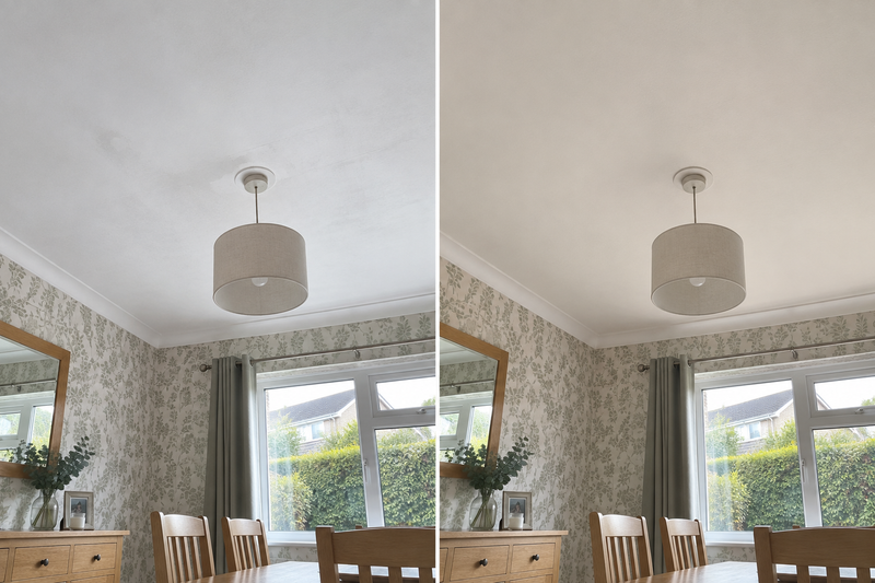 DRENCH™ All In One Paint — Sahara Stone customer project — before and after