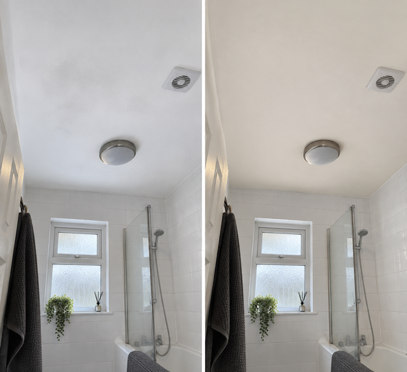 DRENCH™ All In One Paint — Sahara Stone customer project — before and after