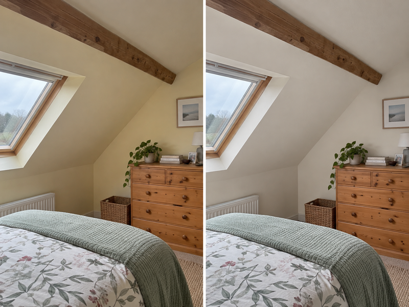 DRENCH™ All In One Paint — Sahara Stone customer project — before and after