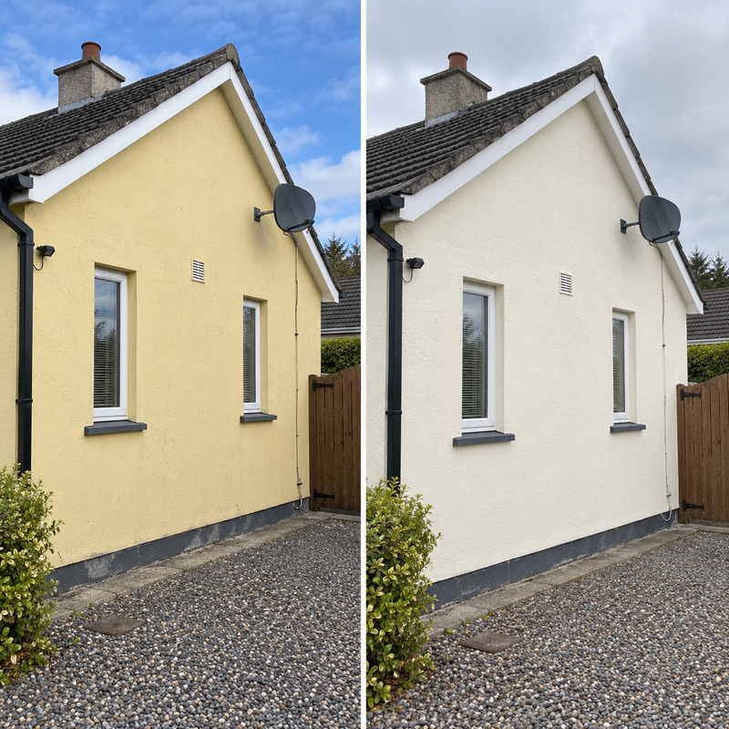 DRENCH™ All In One Paint — Old School White customer project — before and after