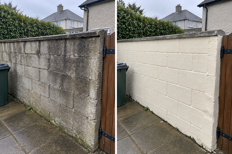 DRENCH™ All In One Paint — Old School White customer project — before and after
