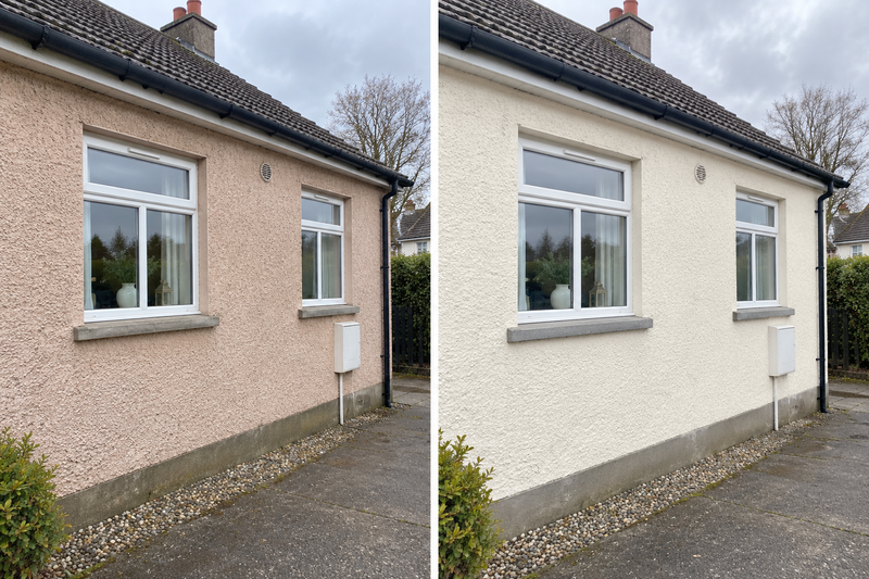 DRENCH™ All In One Paint — Old School White customer project — before and after