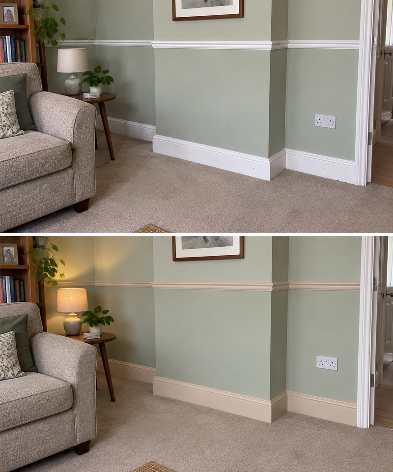 DRENCH™ All In One Paint — Sand Dune customer project — before and after
