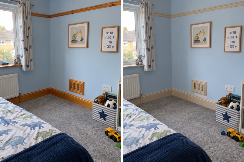 DRENCH™ All In One Paint — Sand Dune customer project — before and after