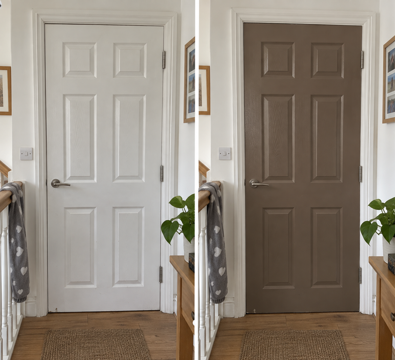 DRENCH™ All In One Paint — Urban Cocoa customer project — before and after
