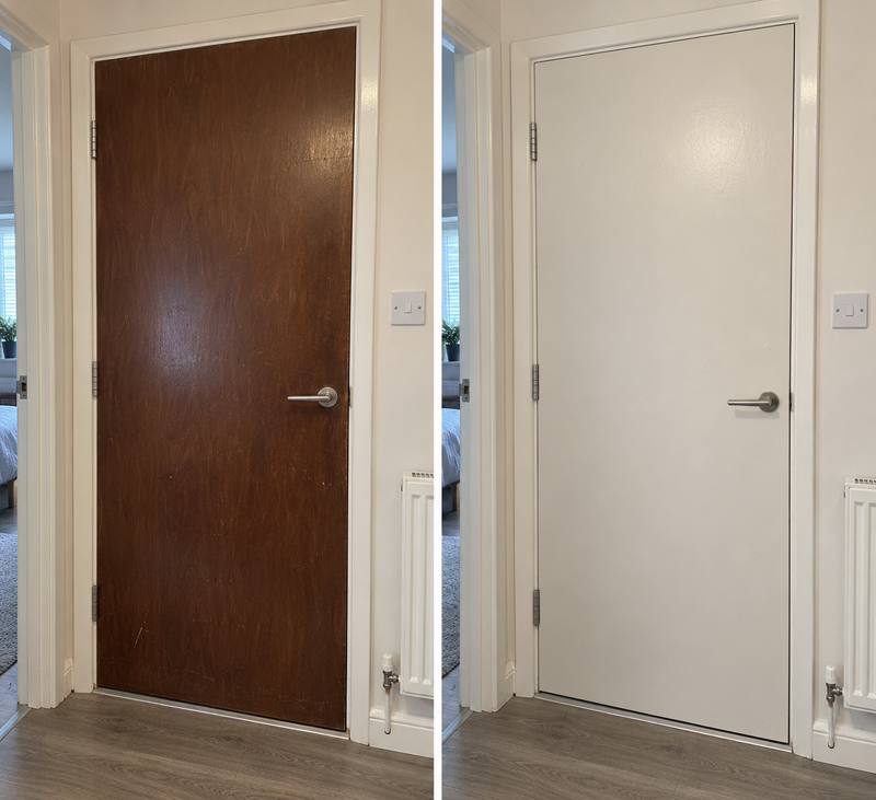 DRENCH™ All In One Paint — Sahara Stone customer project — before and after