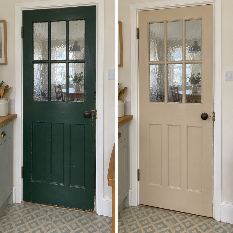 DRENCH™ All In One Paint — Sand Dune customer project — before and after