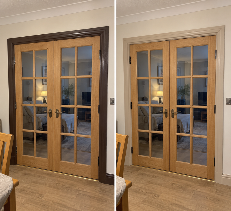 DRENCH™ All In One Paint — Sand Dune customer project — before and after