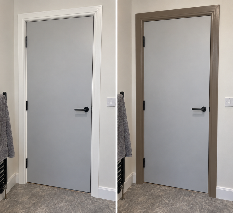 DRENCH™ All In One Paint — Urban Cocoa customer project — before and after