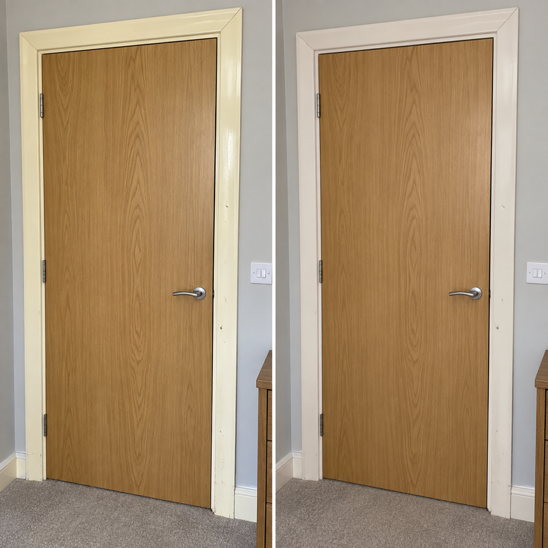 DRENCH™ All In One Paint — Sahara Stone customer project — before and after