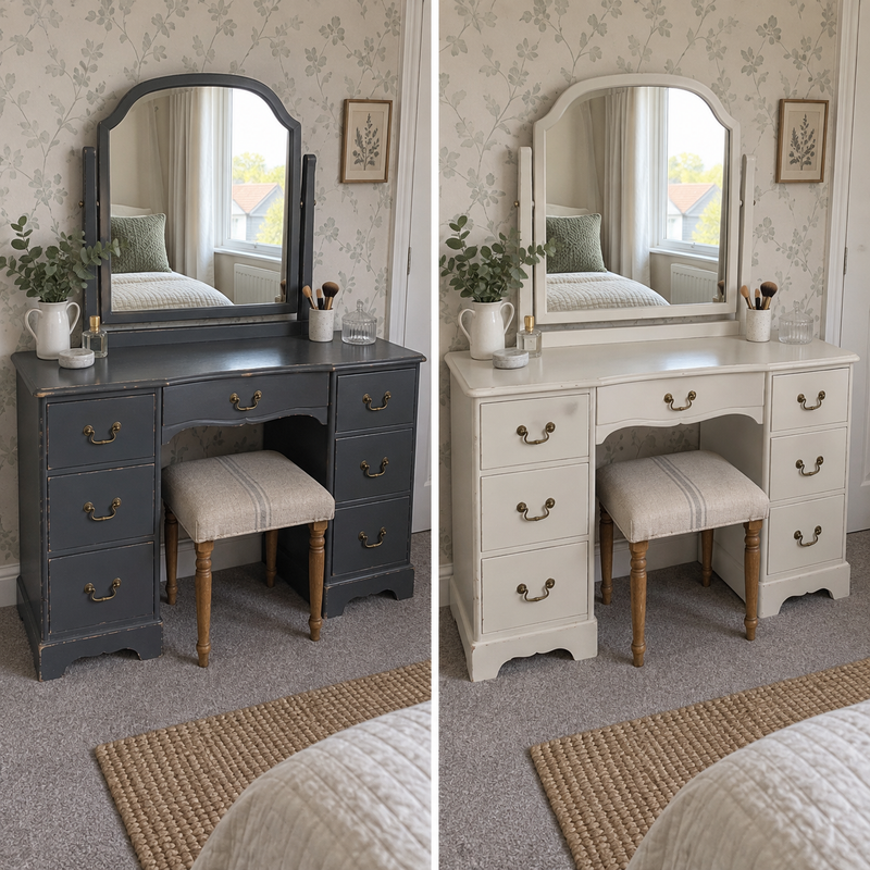 DRENCH™ All In One Paint — Sahara Stone customer project — before and after