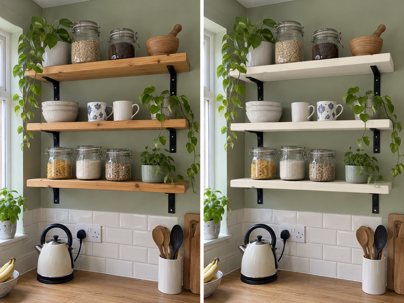 DRENCH™ All In One Paint — Old School White customer project — before and after
