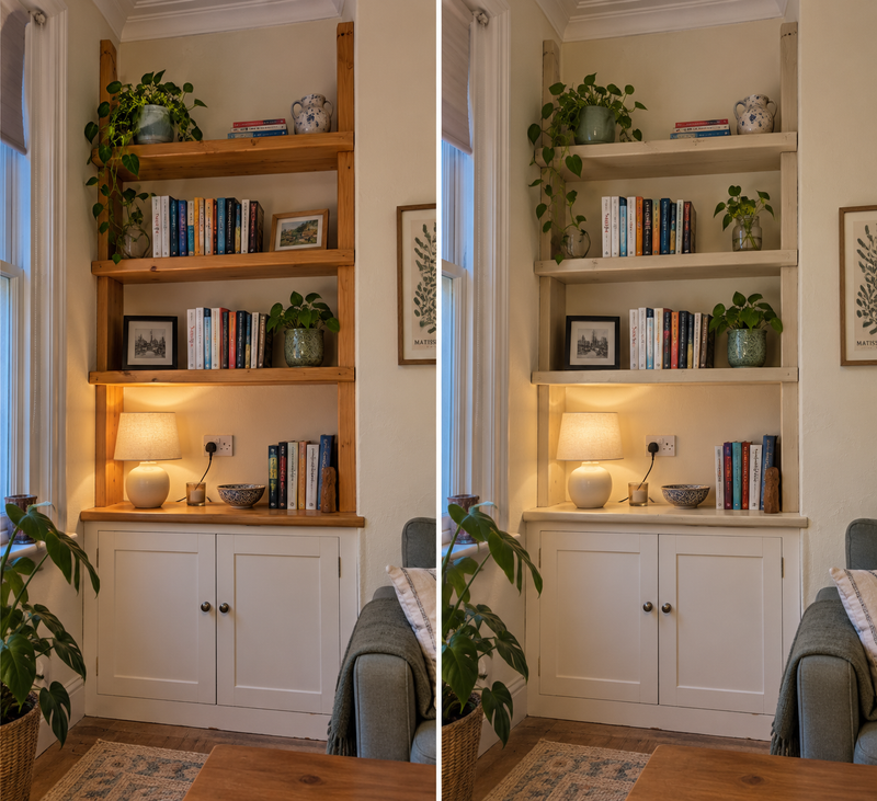 DRENCH™ All In One Paint — Sand Dune customer project — before and after