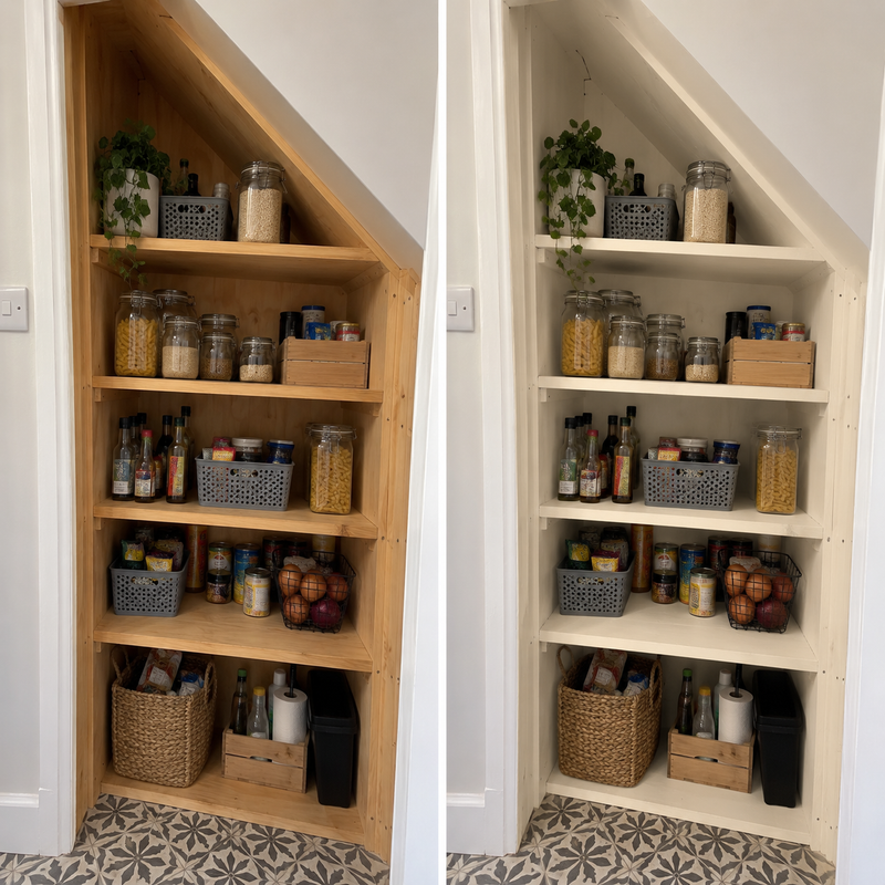 DRENCH™ All In One Paint — Old School White customer project — before and after