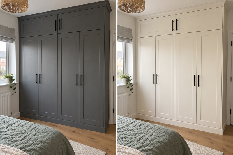 DRENCH™ All In One Paint — Old School White customer project — before and after