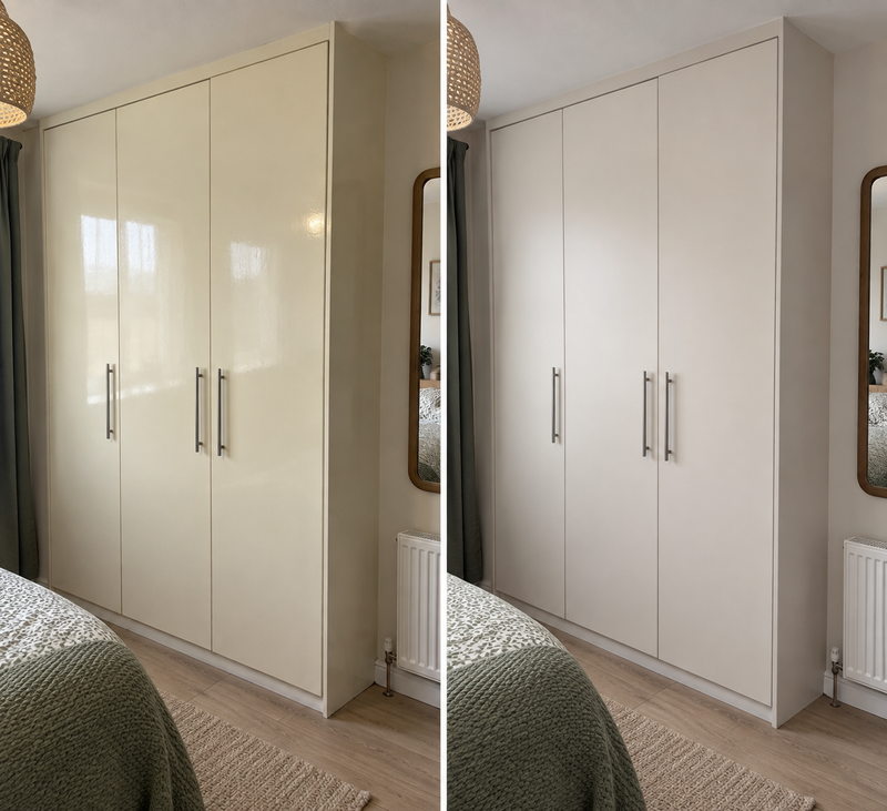 DRENCH™ All In One Paint — Sahara Stone customer project — before and after