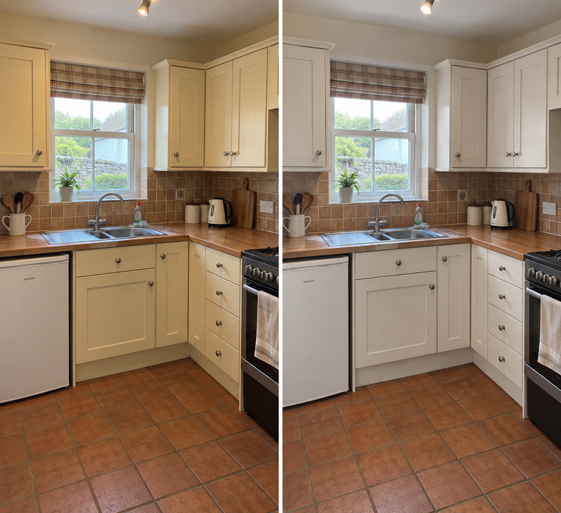 DRENCH™ All In One Paint — Sahara Stone customer project — before and after