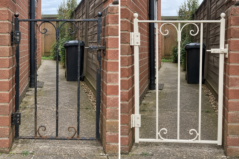 DRENCH™ All In One Paint — Old School White customer project — before and after