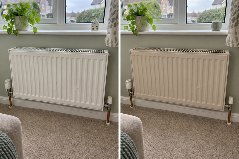 DRENCH™ All In One Paint — Sand Dune customer project — before and after