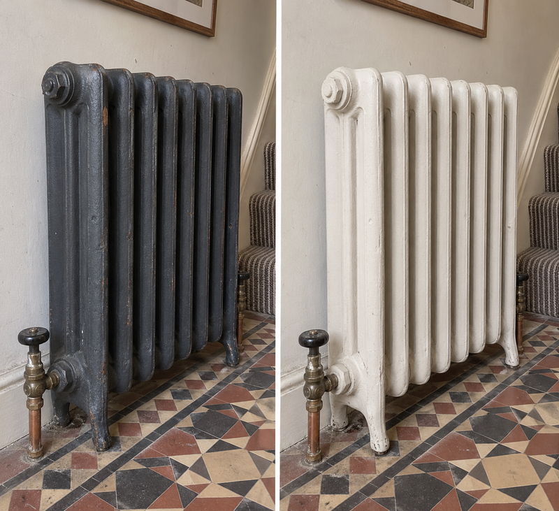 DRENCH™ All In One Paint — Sahara Stone customer project — before and after