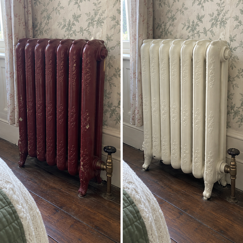 DRENCH™ All In One Paint — Old School White customer project — before and after