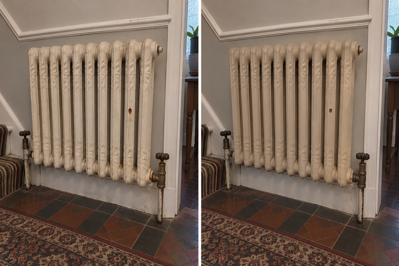 DRENCH™ All In One Paint — Sand Dune customer project — before and after