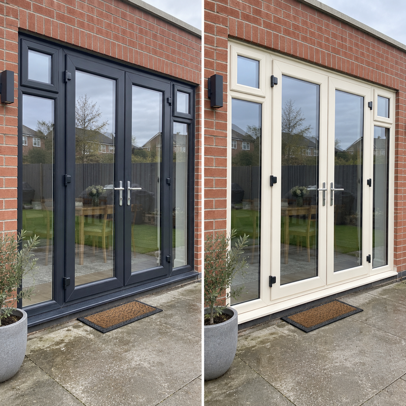 DRENCH™ All In One Paint — Old School White customer project — before and after