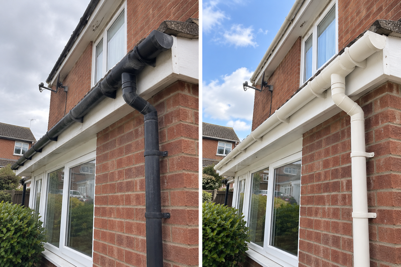 DRENCH™ All In One Paint — Old School White customer project — before and after