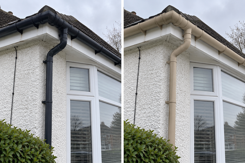 DRENCH™ All In One Paint — Sand Dune customer project — before and after