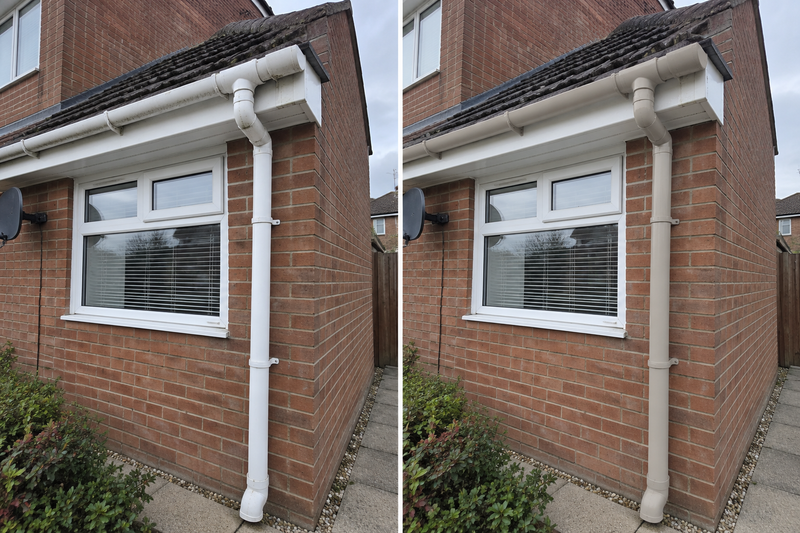 DRENCH™ All In One Paint — Soft Greige customer project — before and after