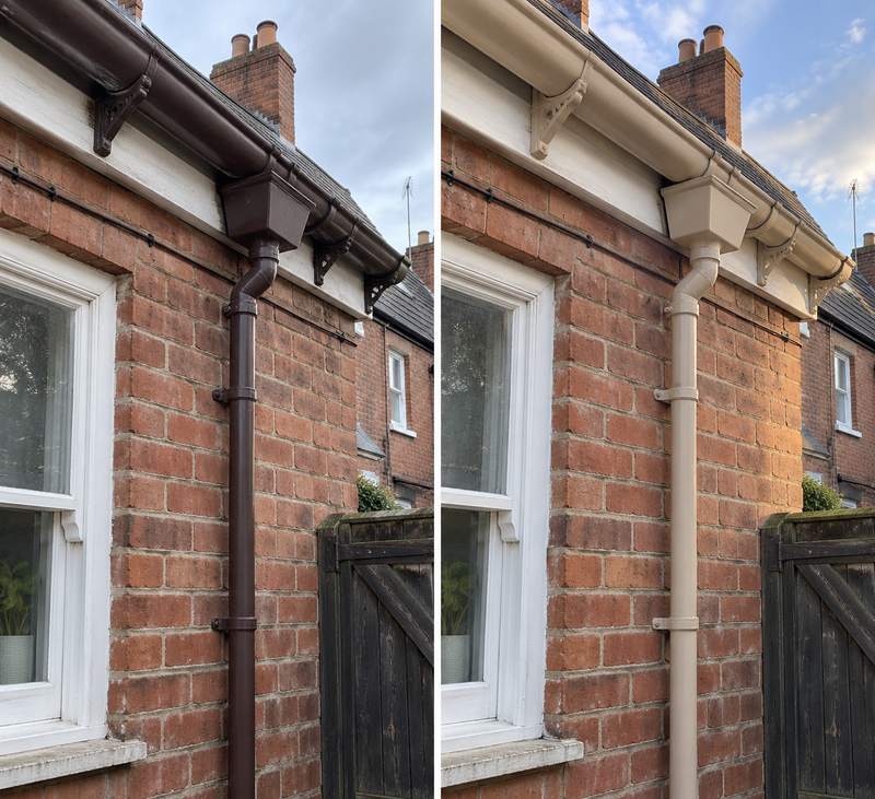 DRENCH™ All In One Paint — Sand Dune customer project — before and after