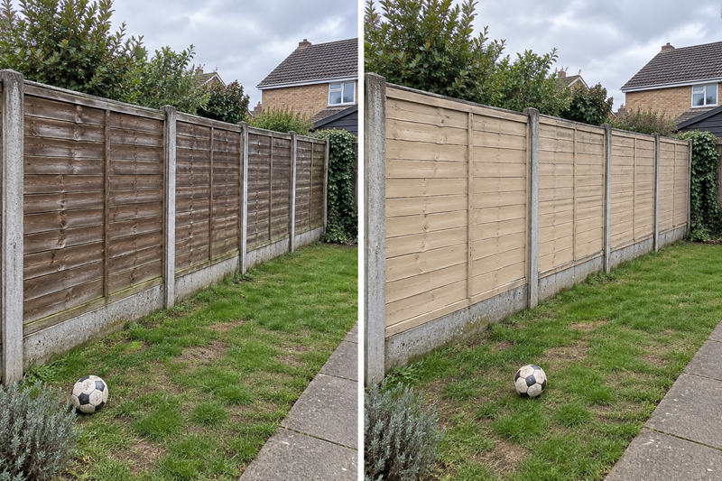 DRENCH™ All In One Paint — Sand Dune customer project — before and after
