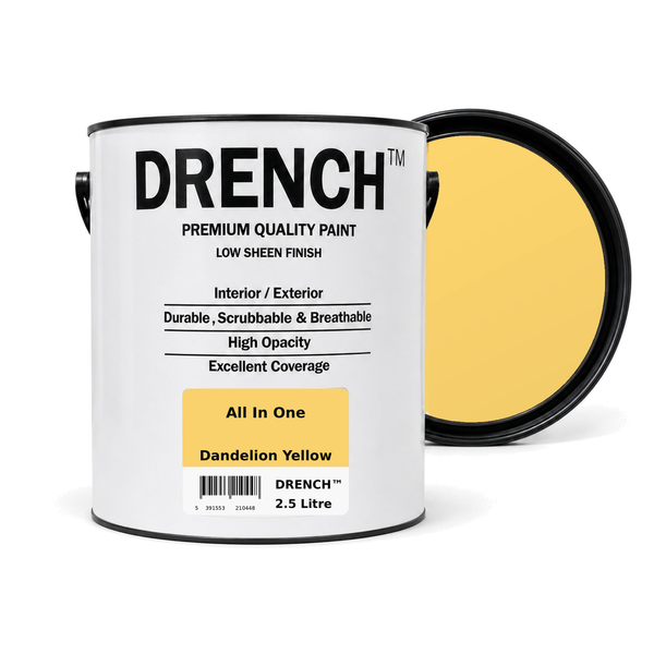 DRENCH™ All In One Paint — Dandelion Yellow paint